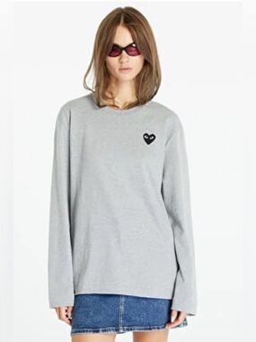 COMME DES GARÇONS PLAY HEART LOGO LONG SLEEVE